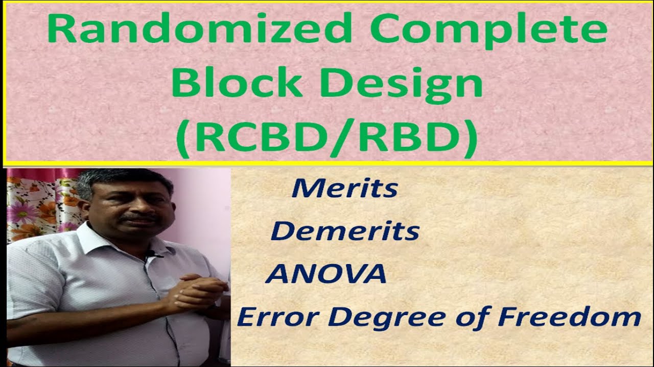 Randomized Complete  Block Design