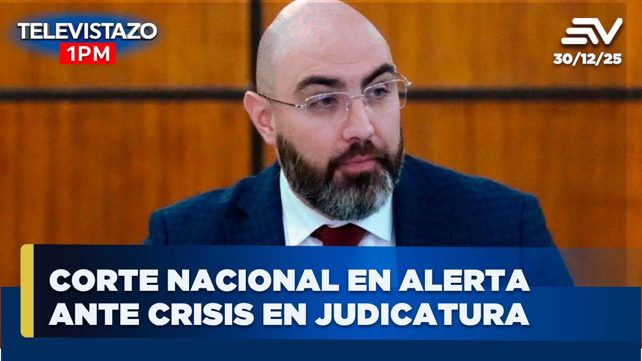 Corte nacional en alerta ante crisis en judicatura  | Televistazo 1PM Noticias 30 diciembre 2025