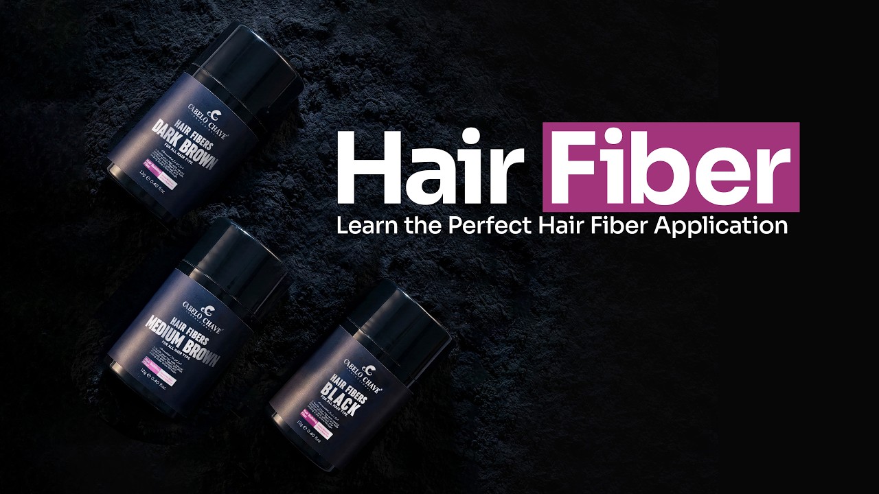 Cabelo Chave Hair Fibers Tutorial | Instant Coverage for Thinning Hair & Bald Spots