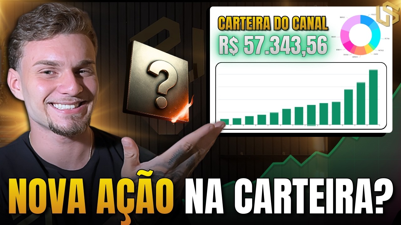 VOU ADICIONAR UMA NOVA AÇÃO NA CARTEIRA DO CANAL?