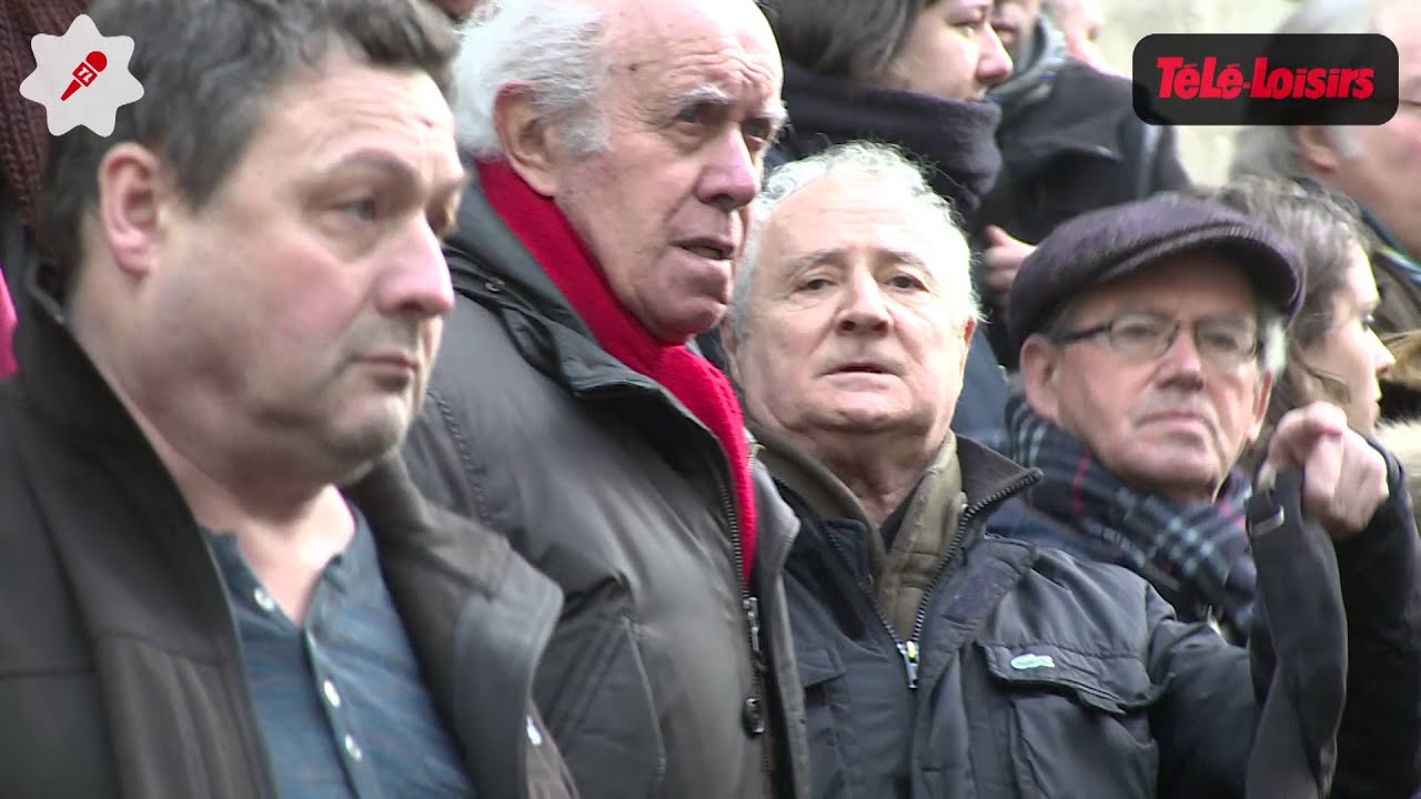 Reportage aux obsèques de Michel Galabru