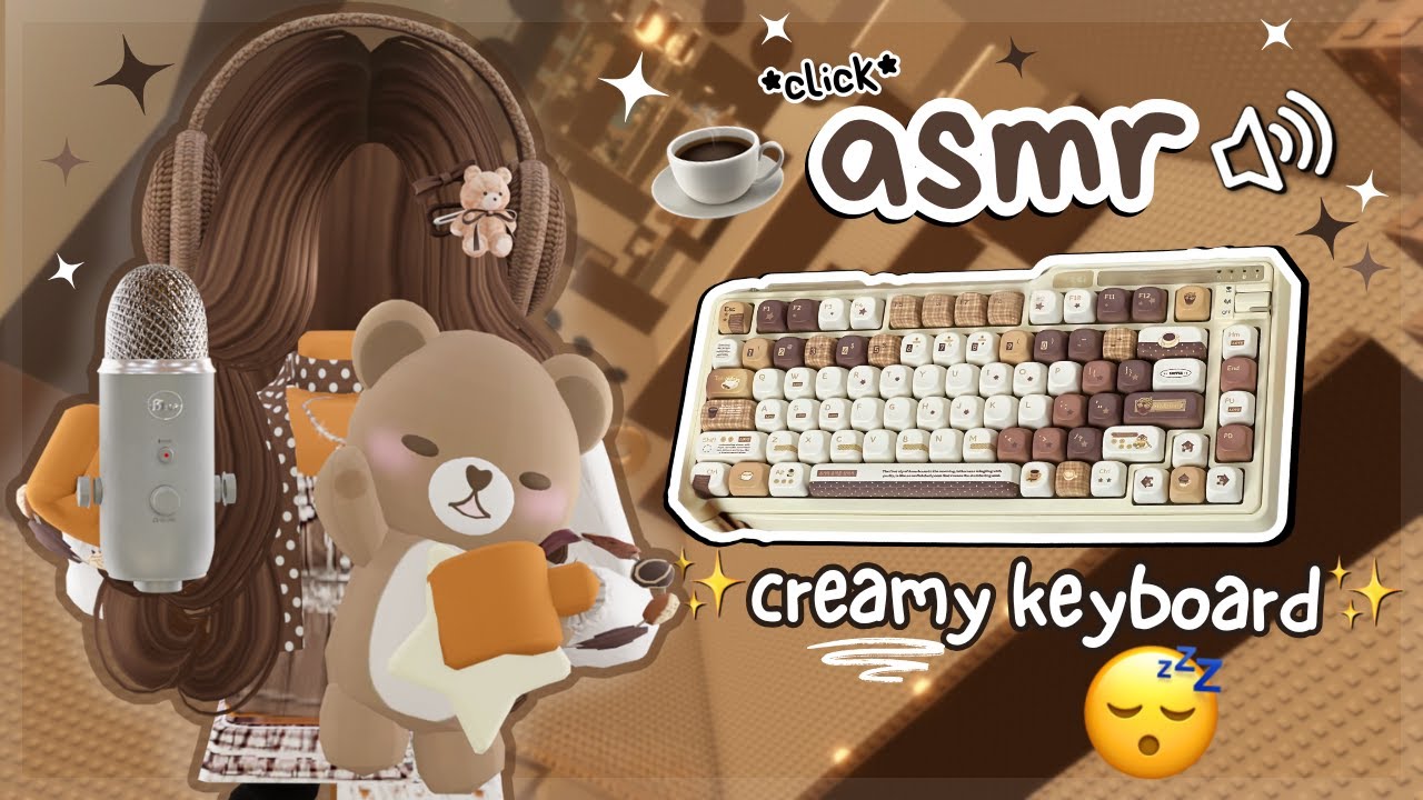 roblox asmr 🌙 NEW COFFEE THEMED KEYBOARD TEST!☕