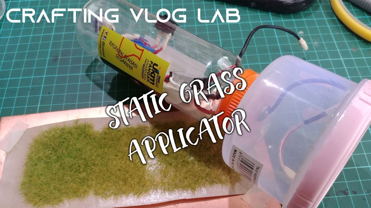 Crafting Vlog Lab: DIY Static Grass Applicator