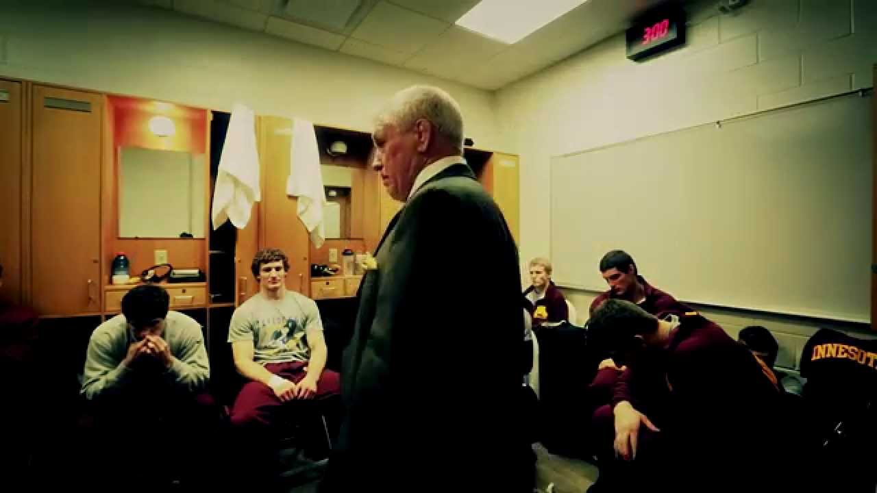 J Robinson Locker Room Speech Before No. 4 Minnesota Wrestles No. 2 Iowa