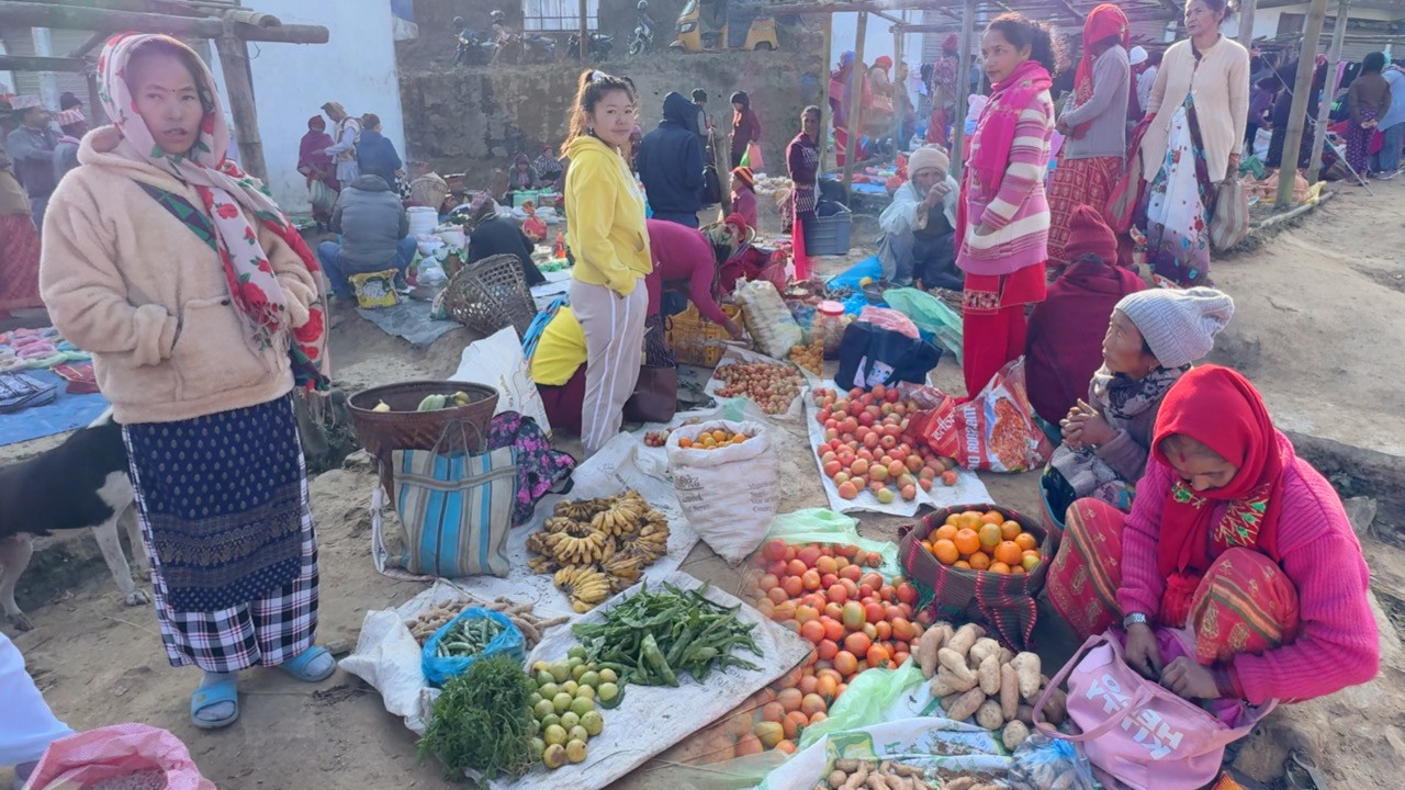 Weekly Village Market life of East Nepal | video - 80 | Winter Village Life Nepal | BijayaLimbu