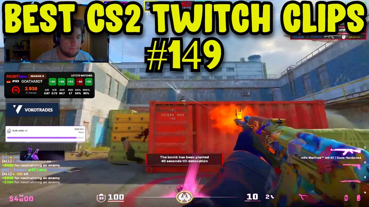 ЛУЧШИЕ МОМЕНТЫ CS2 #149 | ЛУЧШИЕ ХАЙЛАЙТЫ CS2 С TWITCH