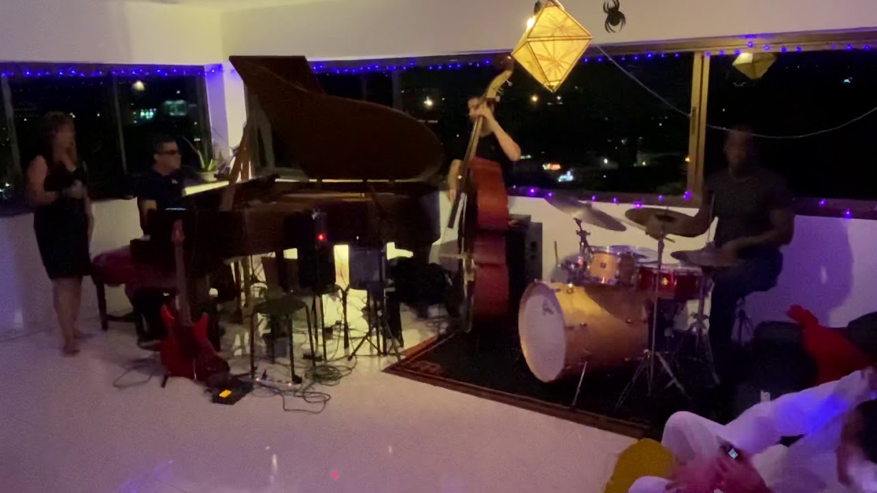 Max's Penthouse Halloween Party 2020 - part 6 with jazz trio, 3rd set