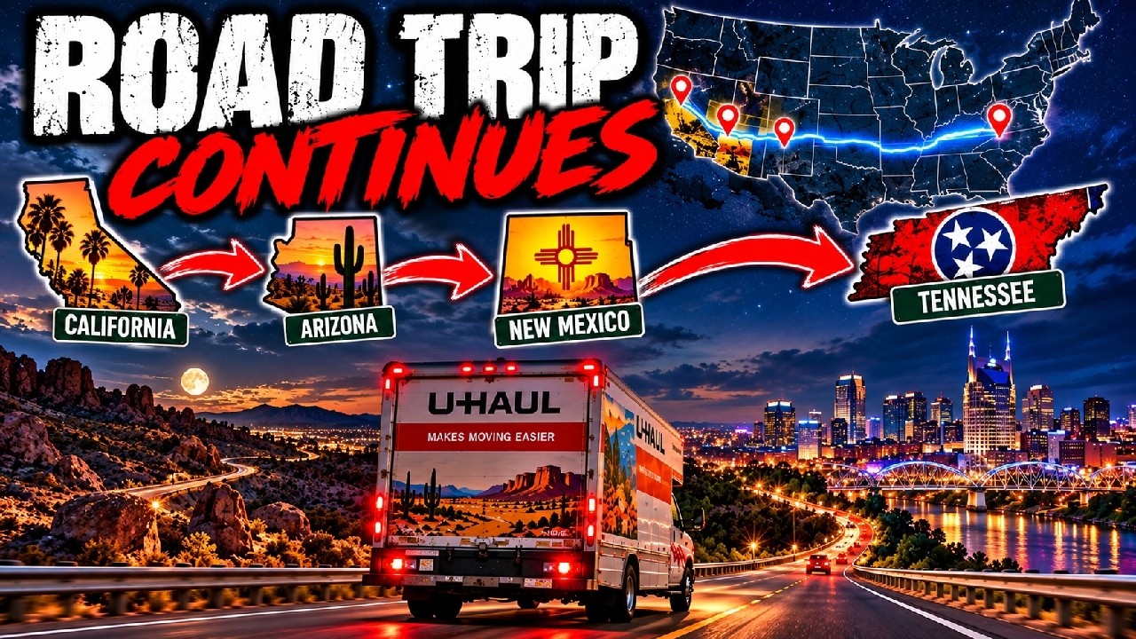 🇺🇸🚚THE LONGEST ROAD TRIP OF MY LIFE!