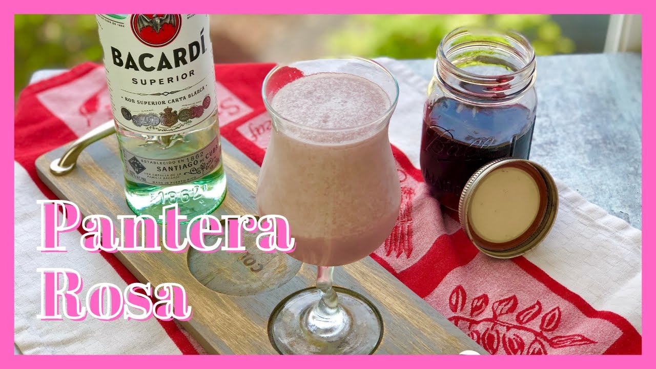 🍍Cómo Hacer Cóctel PANTERA ROSA ► Trago de Coco Piña y Granadina
