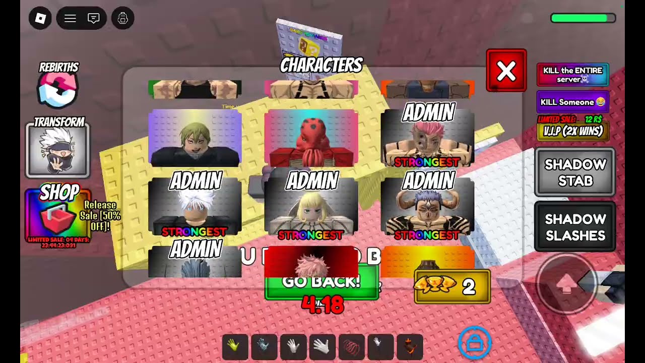 Every time get  in jujutsu slap tower I upgrade
