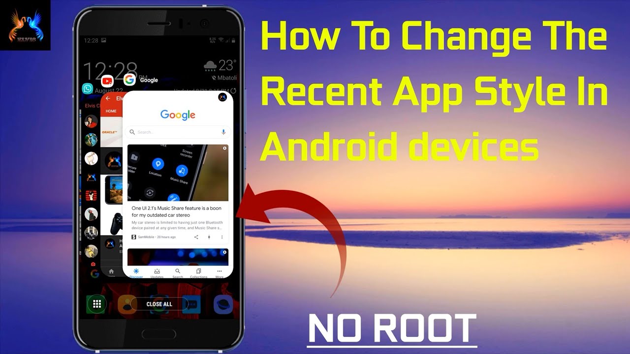 How To Change The Recent App Style On Samsung Devices | No Root