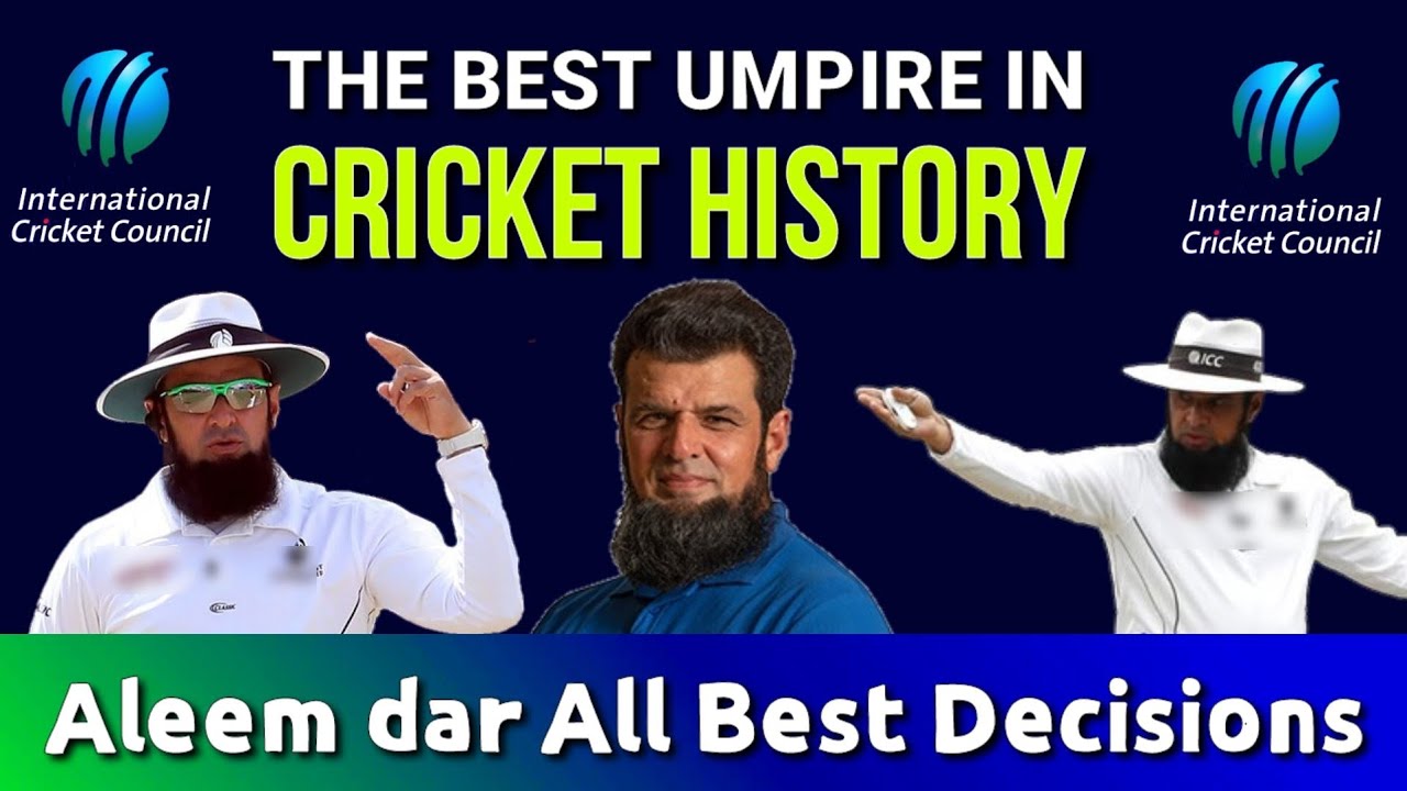 Aleem dar some best decisions || Aleem Dar Vs DRS Technology || saim workout