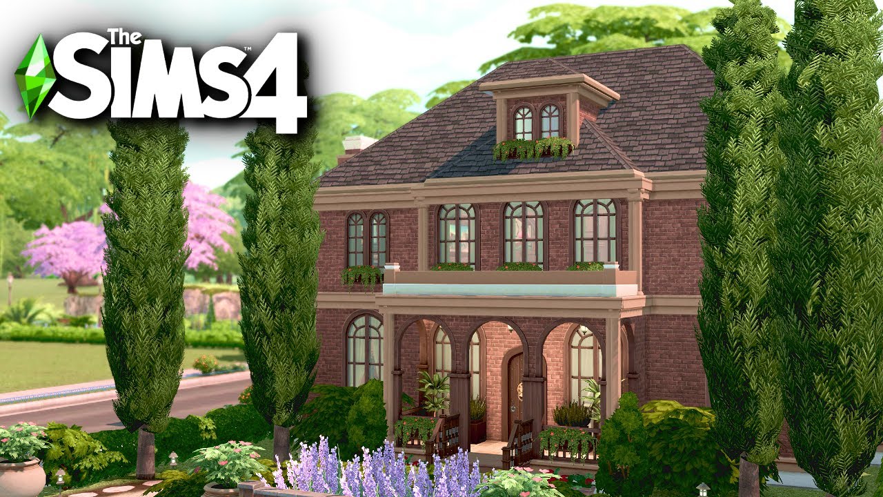 Особняк «Тёмная академия» — только базовая игра // The Sims 4 Speed ​​Build — файл сохранения баз...