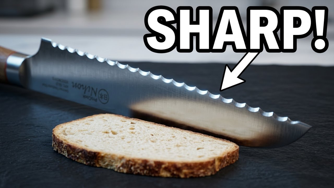 How to Sharpen a Serrated Bread Knife