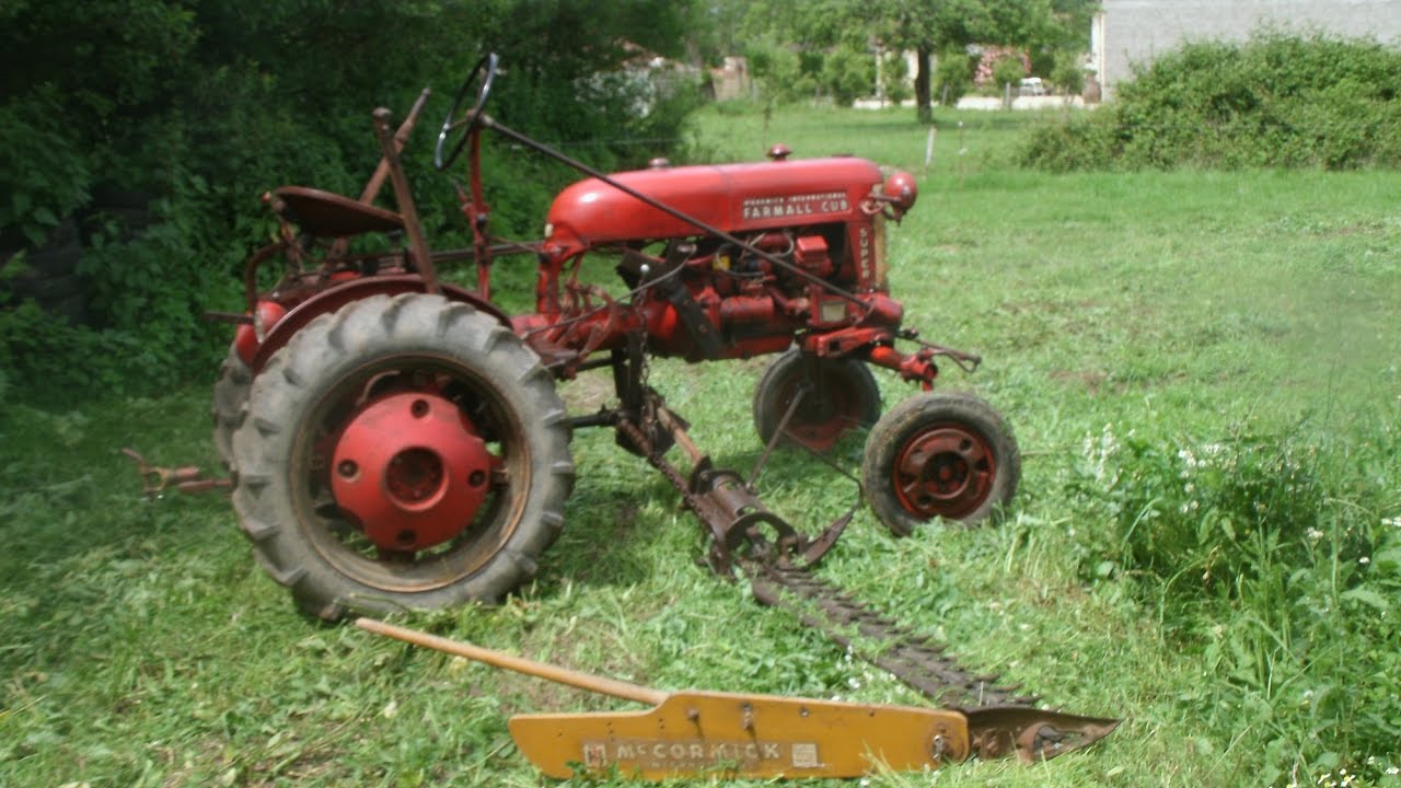 farmall super cub avec faucheuse F-22