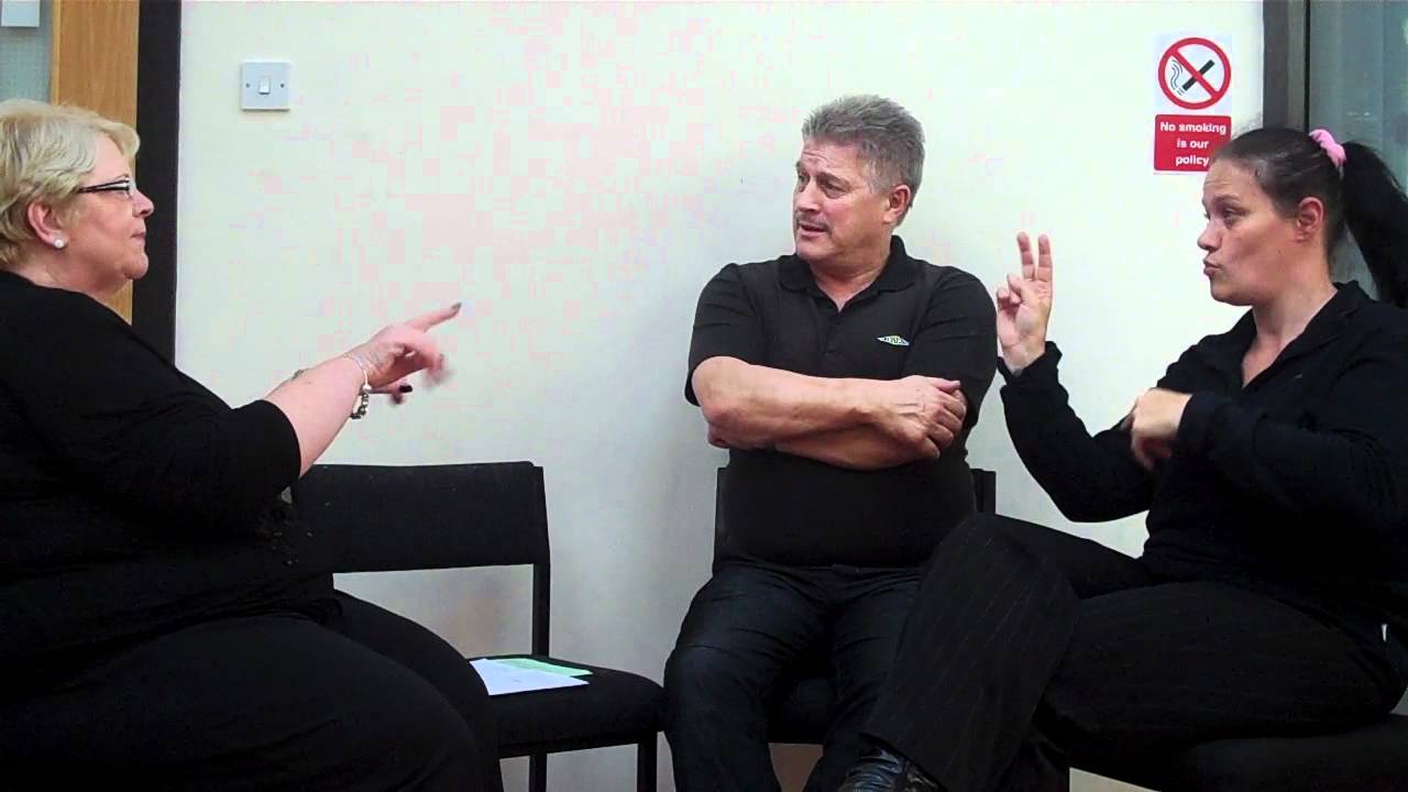 Sign Right Preston BSL  receptive PRACTICE clip level 3