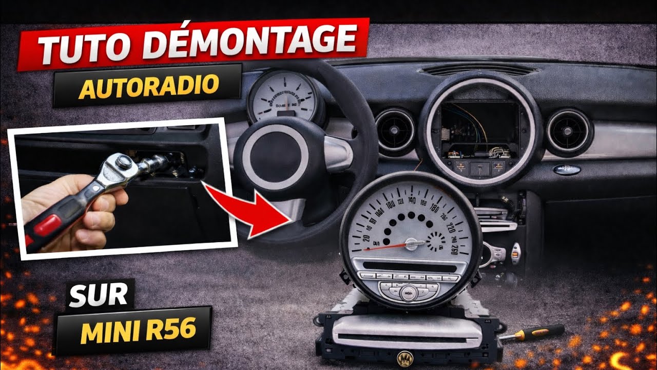 Tuto démontage autoradio Mini R56