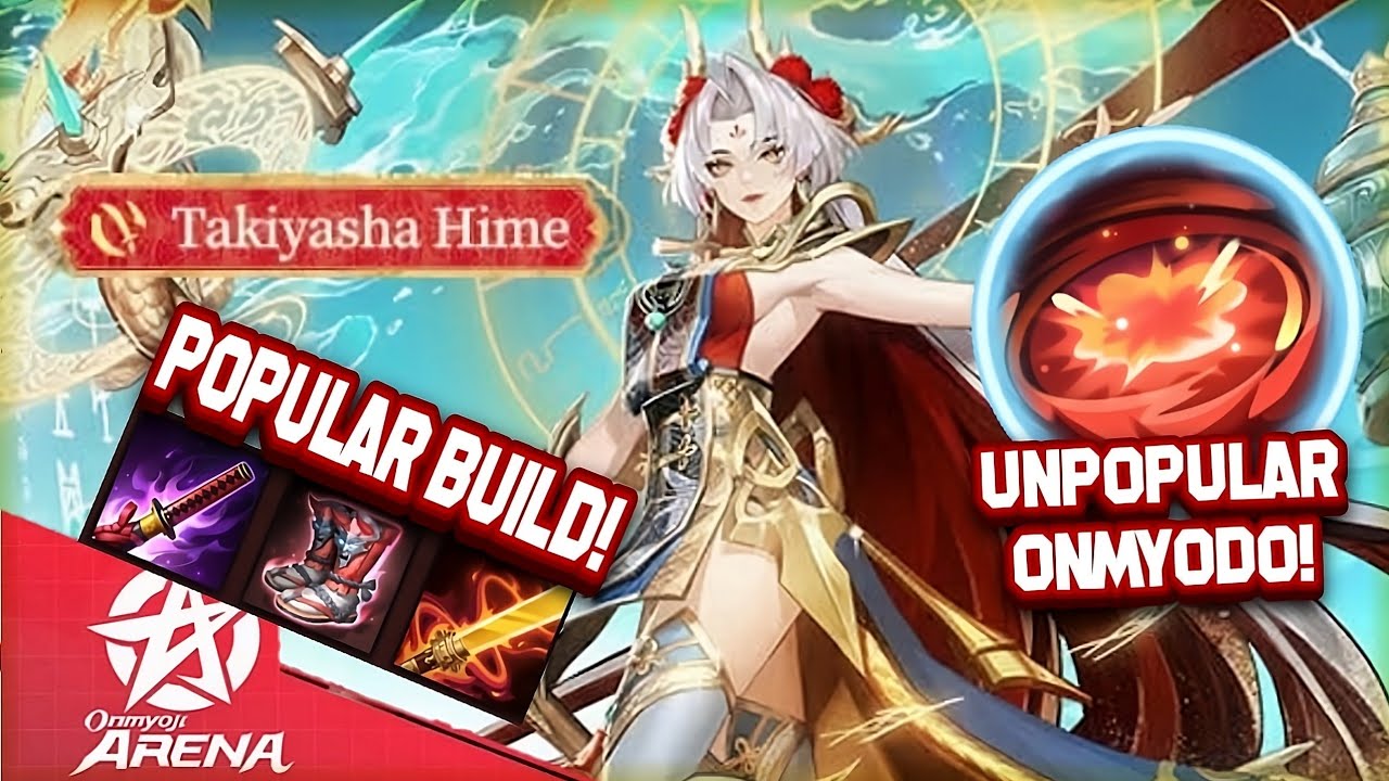 THE MOST BROKEN BUILD & ONMYODO FOR TAKIYASHA HIME! || Onmyoji Arena || WyzenPlays