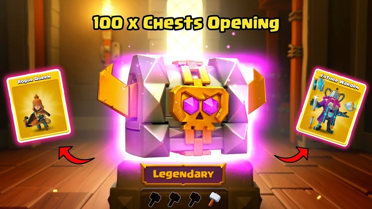 Opening 100 Chests in Clash of Clans! Epic Loot Unlocked! #coc