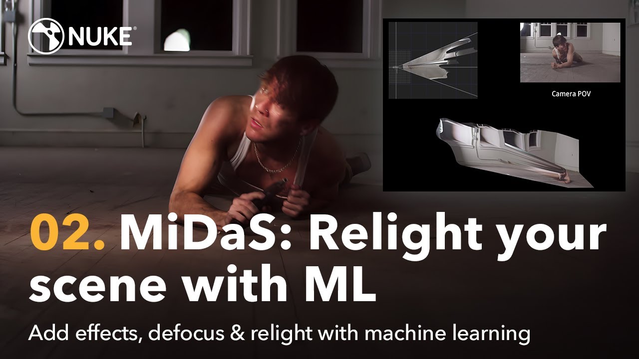 MiDaS: Relight your scene with machine learning in Nuke w/@nodesarentscary