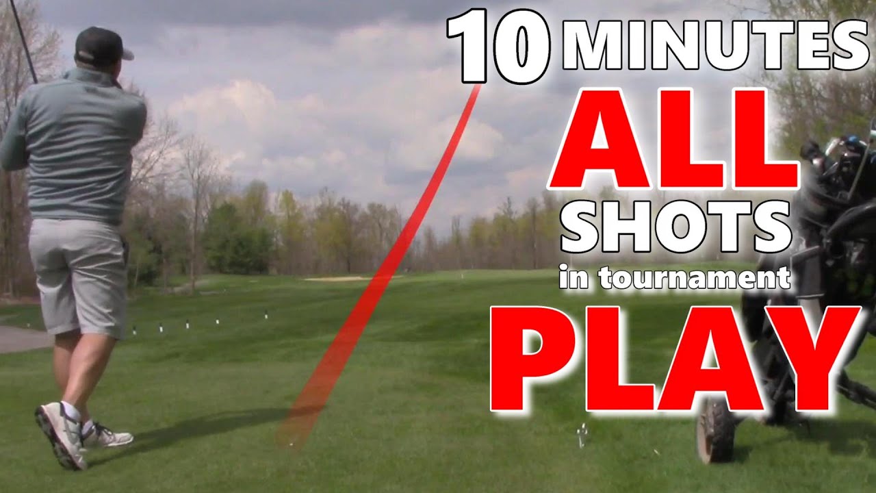 10 minutes 18 HOLES ALL SHOTS in tournament PLAY | Cumberland Trail | Ohio Golf Vlogs