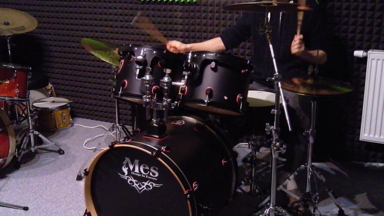 Simple Drum Test: MES Black Drumset + MES Act Rock Series Cymbals