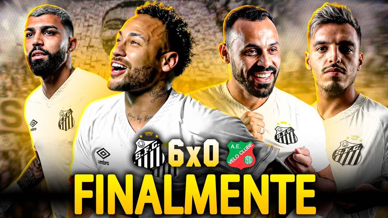 SHOW DO SANTOS! Santos 6x0 Velo Clube - Análise e Pós Jogo