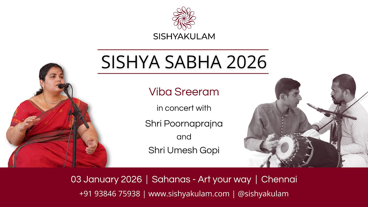 Viba Sreeram at Sishya Sabha 2026 | Sishyakulam