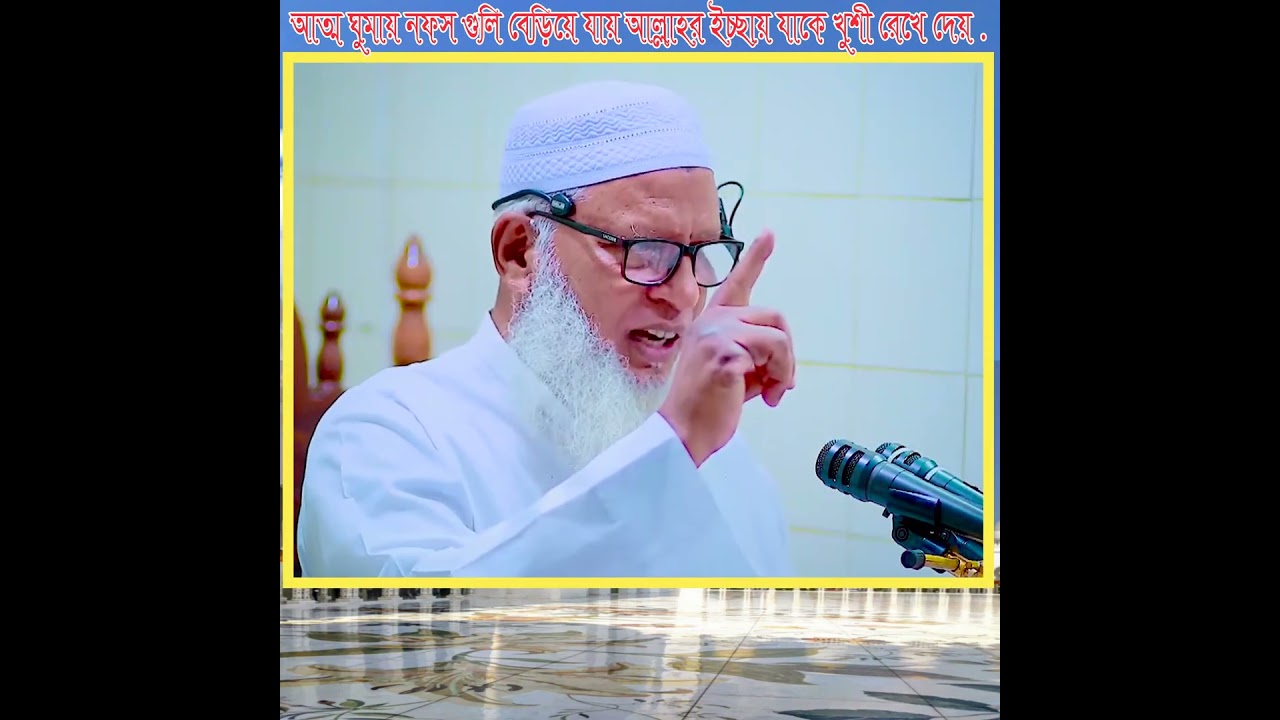 আত্মা ঘুমায় নফস গুলি বেড়িয়ে যায়, আল্লাহ যাকে খুশী রেখে দেয় যাকে খুশী ছেড়ে দেয় ! যুমার 42  #waz