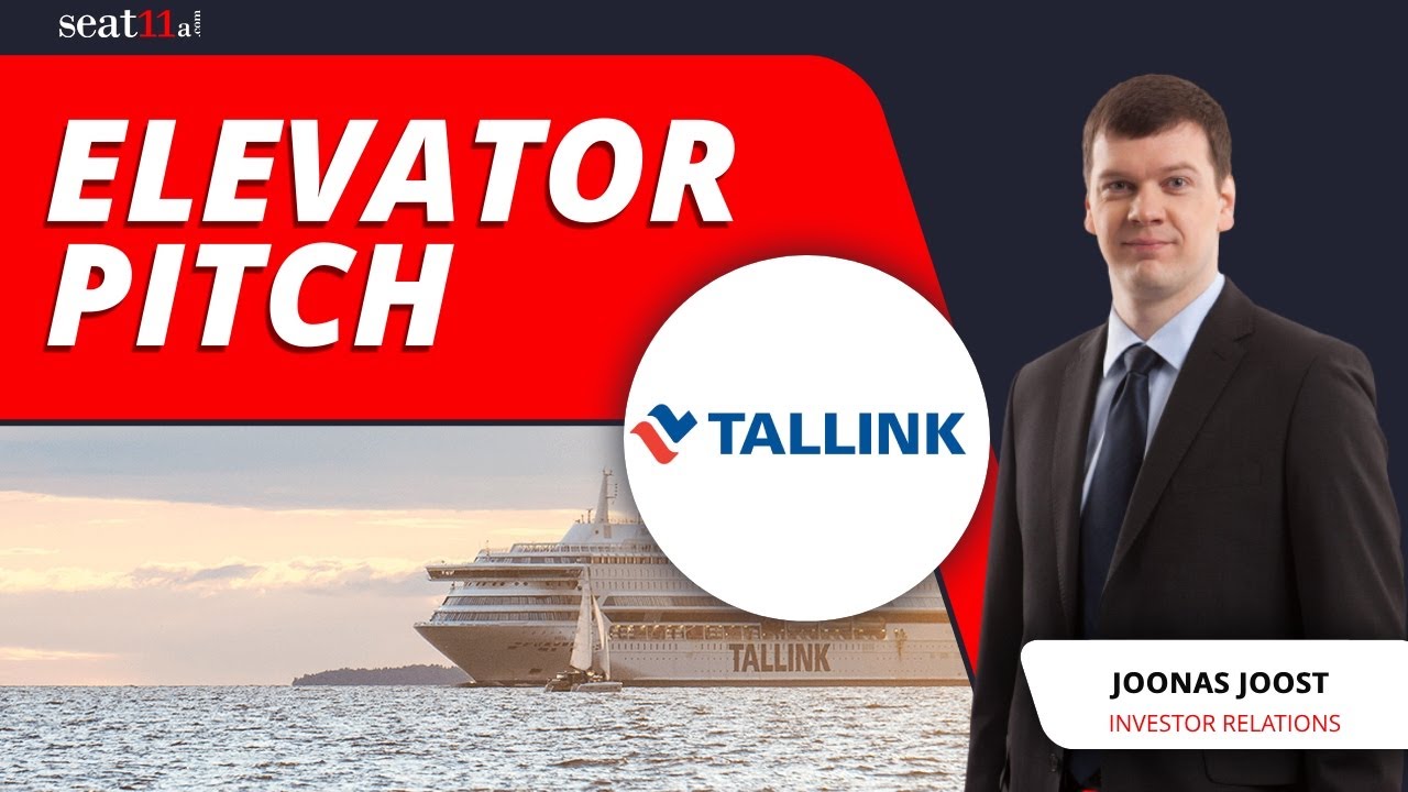 AS Tallink Grupp | Elevator Pitch | Joonas Joost, Investor Relations