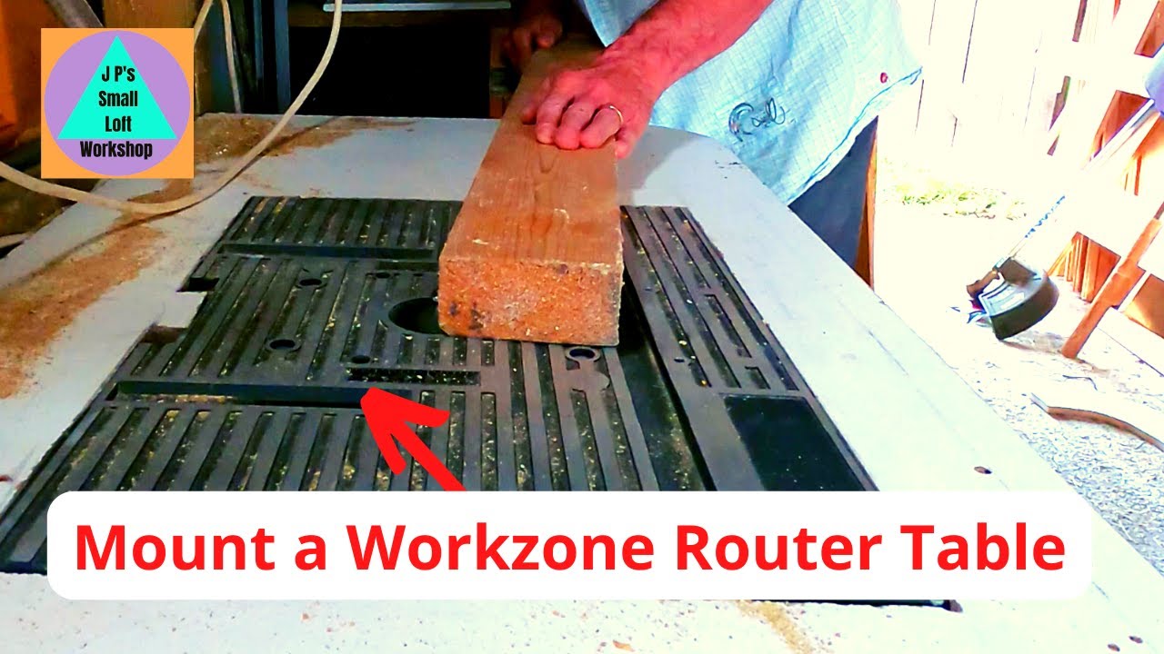 Mount a Aldi Workzone router table in your workbench.
