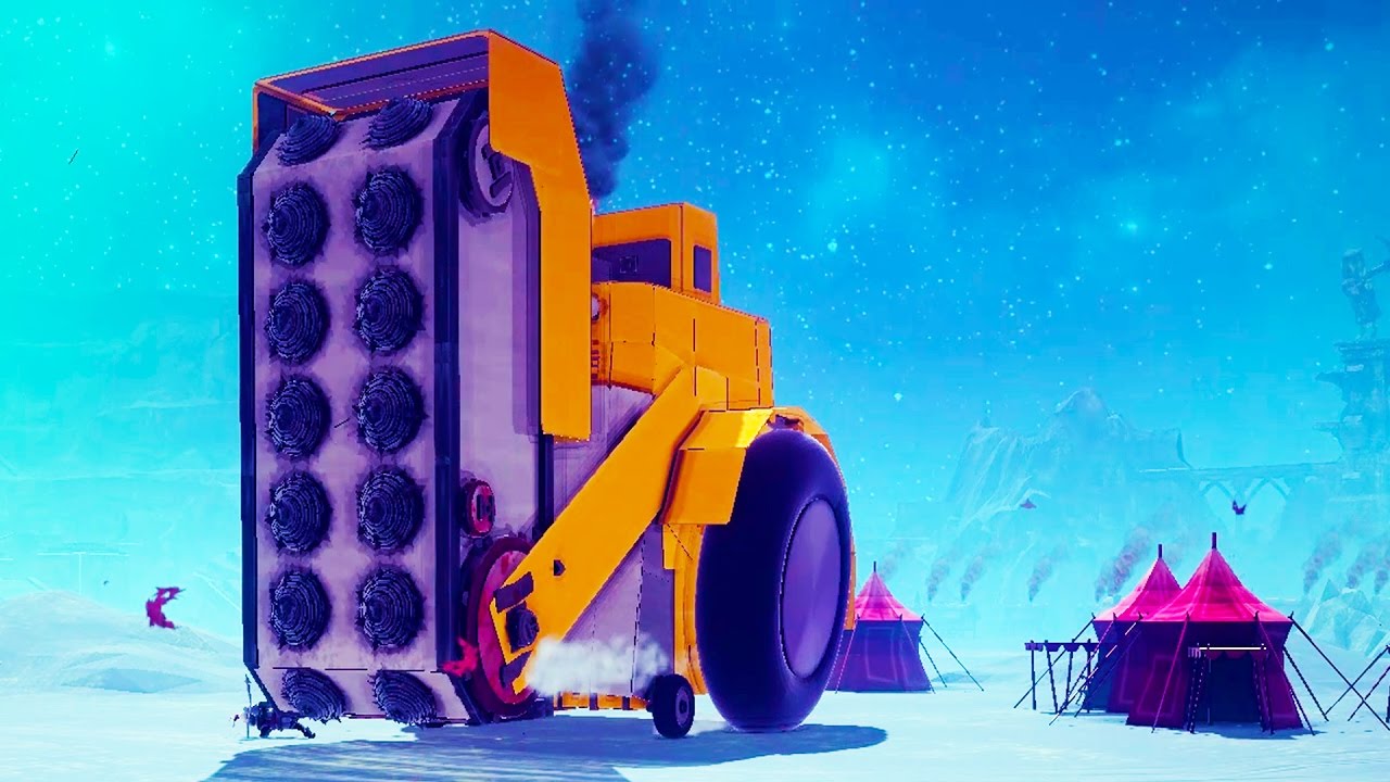 Largest City Destroying Bulldozer! Antimatter Missile + More!  - Besiege Workshop Creations Gameplay