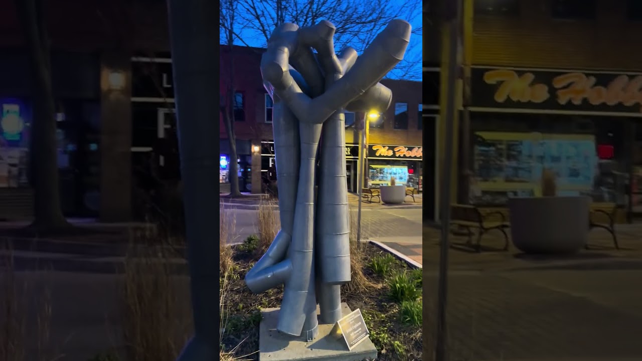 Amazing Iowa Neighborhood Walk (Mid-April): Ames Main Downtown