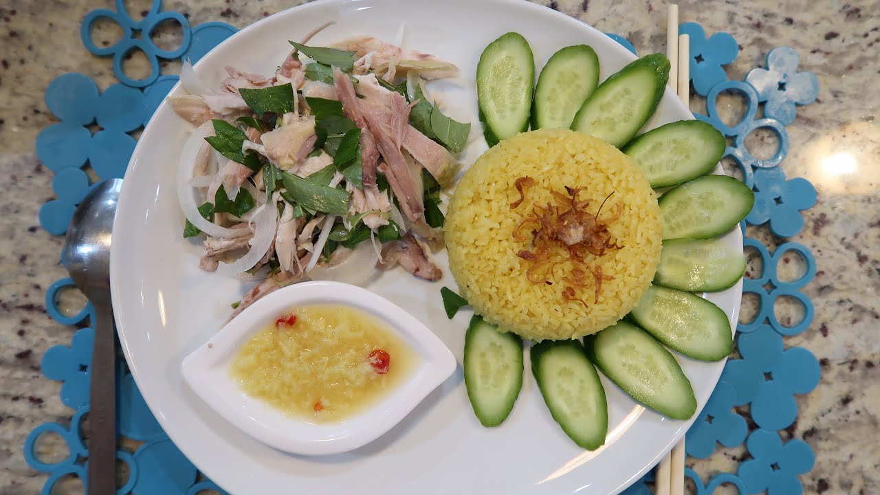 vlog138 ll Bà xã vào bếp nấu món cơm gà đặc biệt