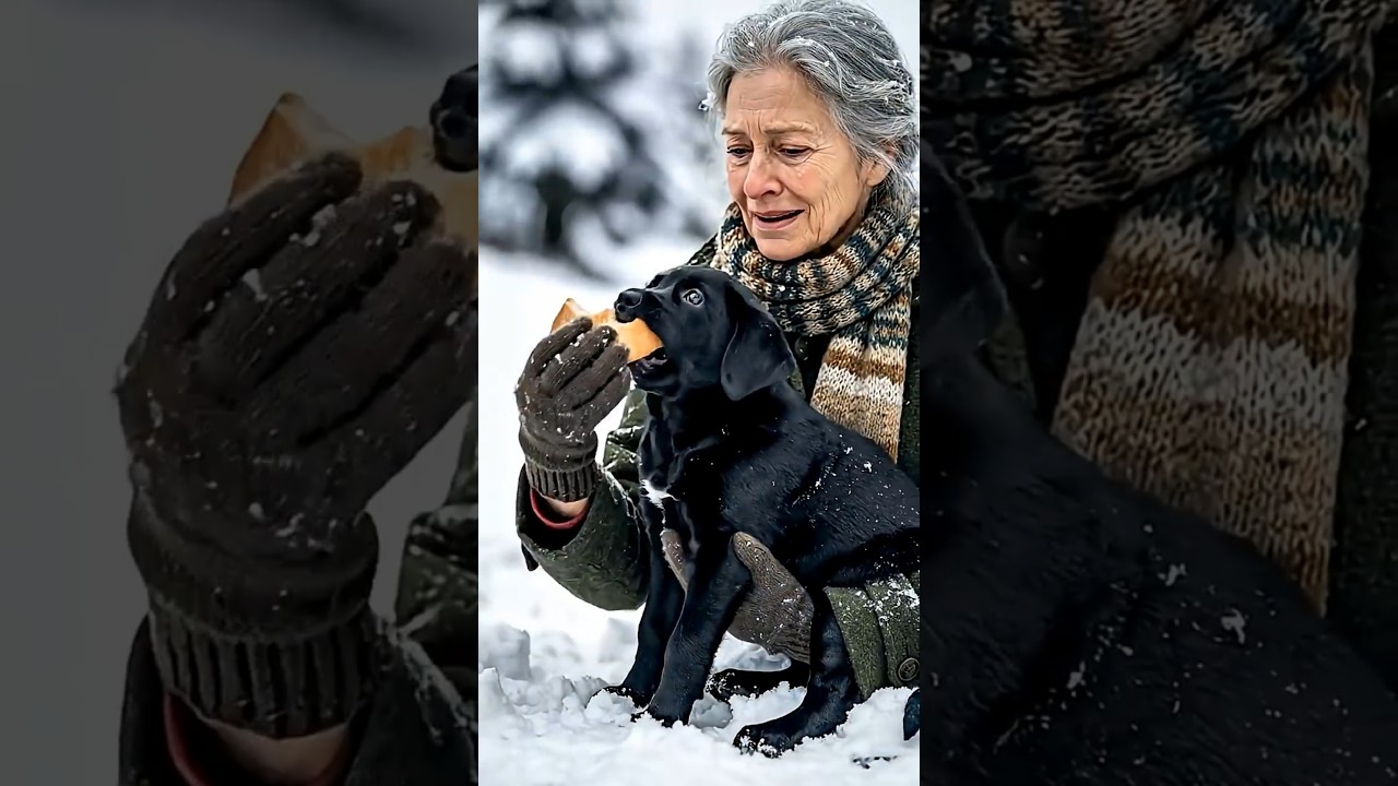 He Kicked a Hungry Puppy in the Snow… 