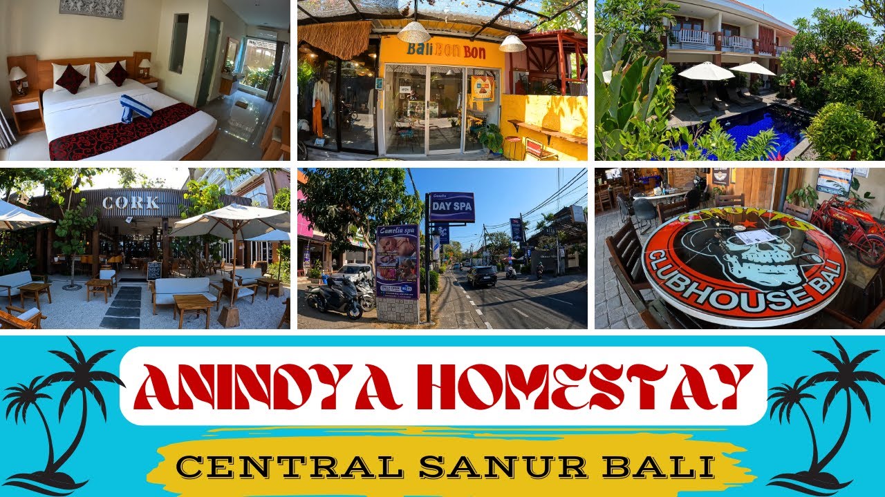 Bali Sanur Hotels Accommodation Anindya Homestay, Hotels in Sanur Bali