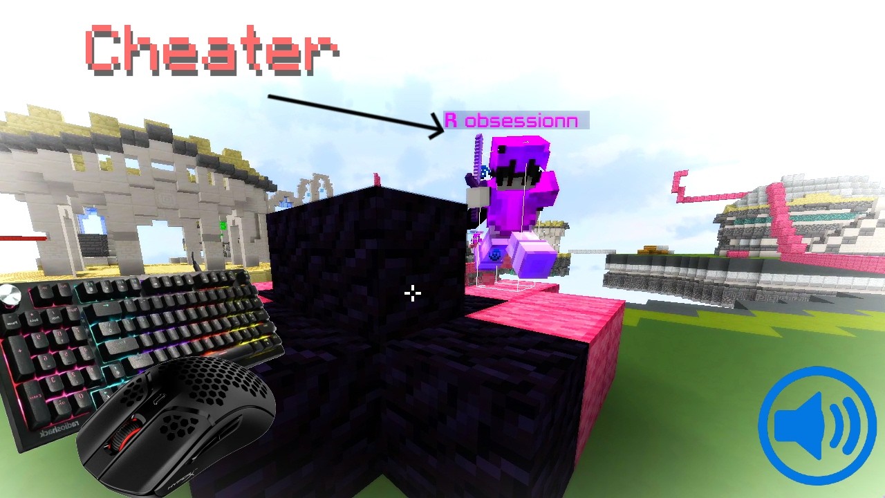 DESTRUYENDO a CHITEROS en BEDWARS | Keyboard & Mouse Sounds | Bedwars Clips