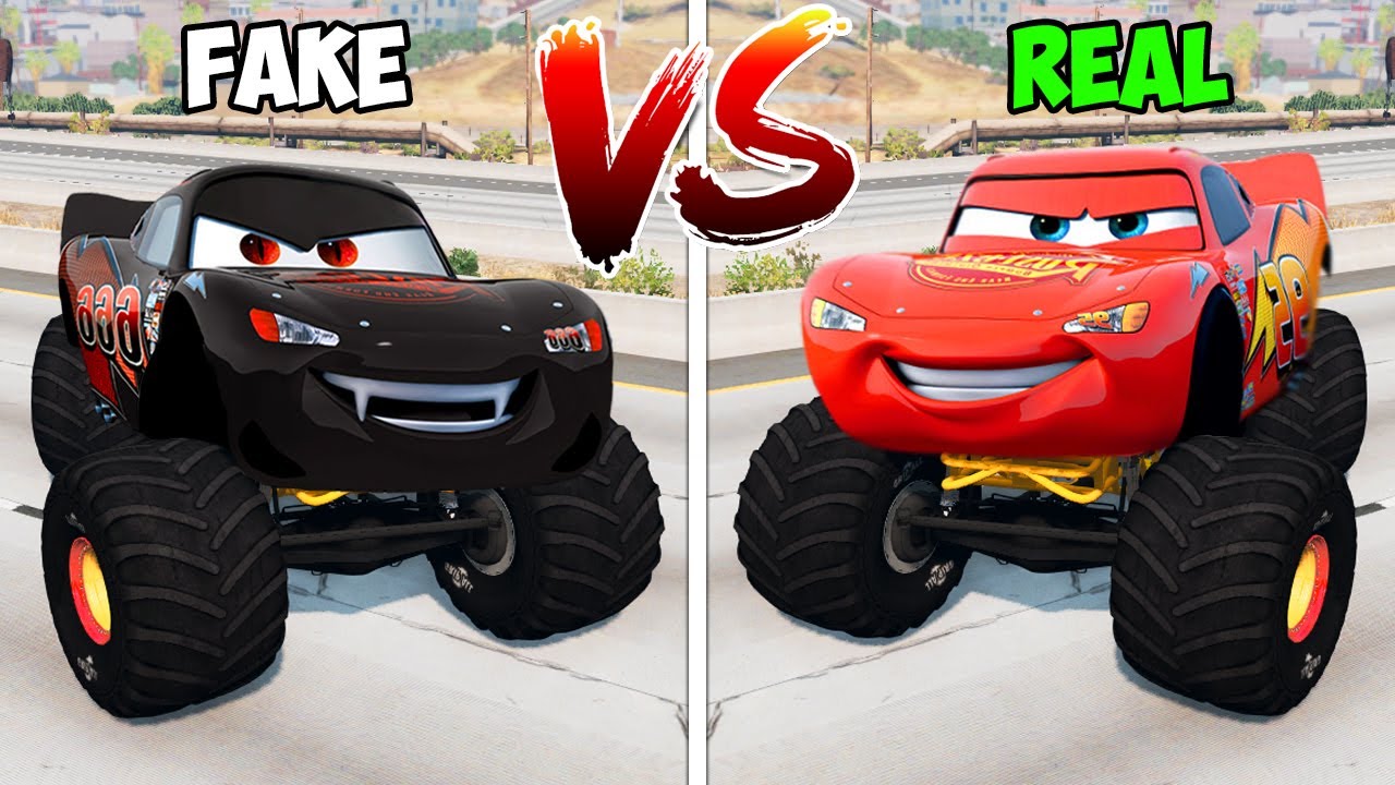 Fake Lightning McQueen VS Real Lightning McQueen – Who is best?