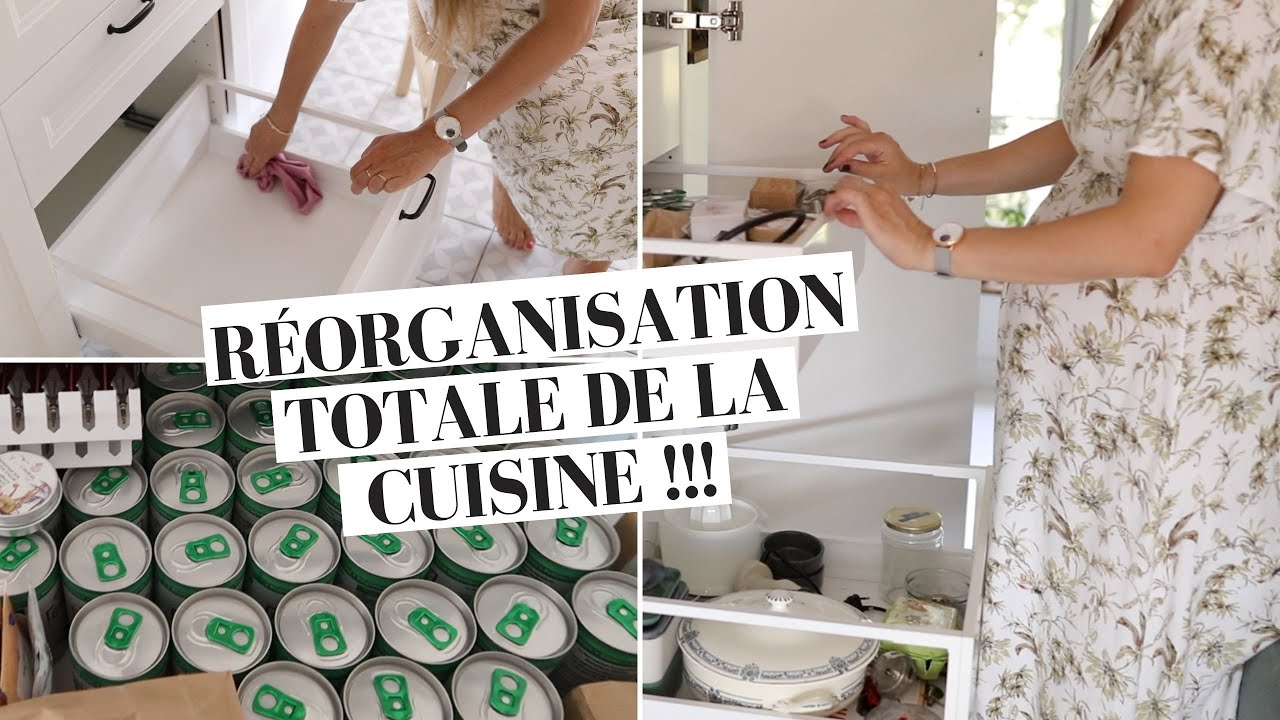 RÉORGANISATION TOTALE de la cuisine ! + ménage | tribulationsdanais