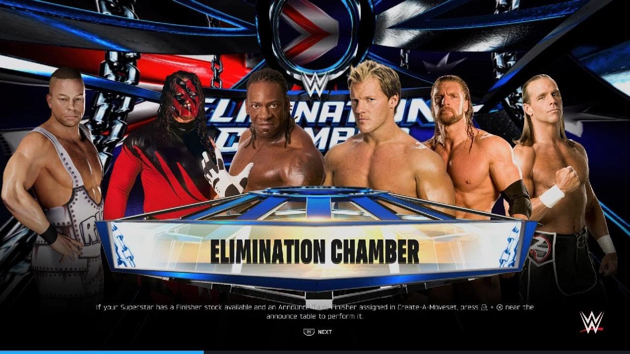 WWE 2K25 Elimination Chamber 2002