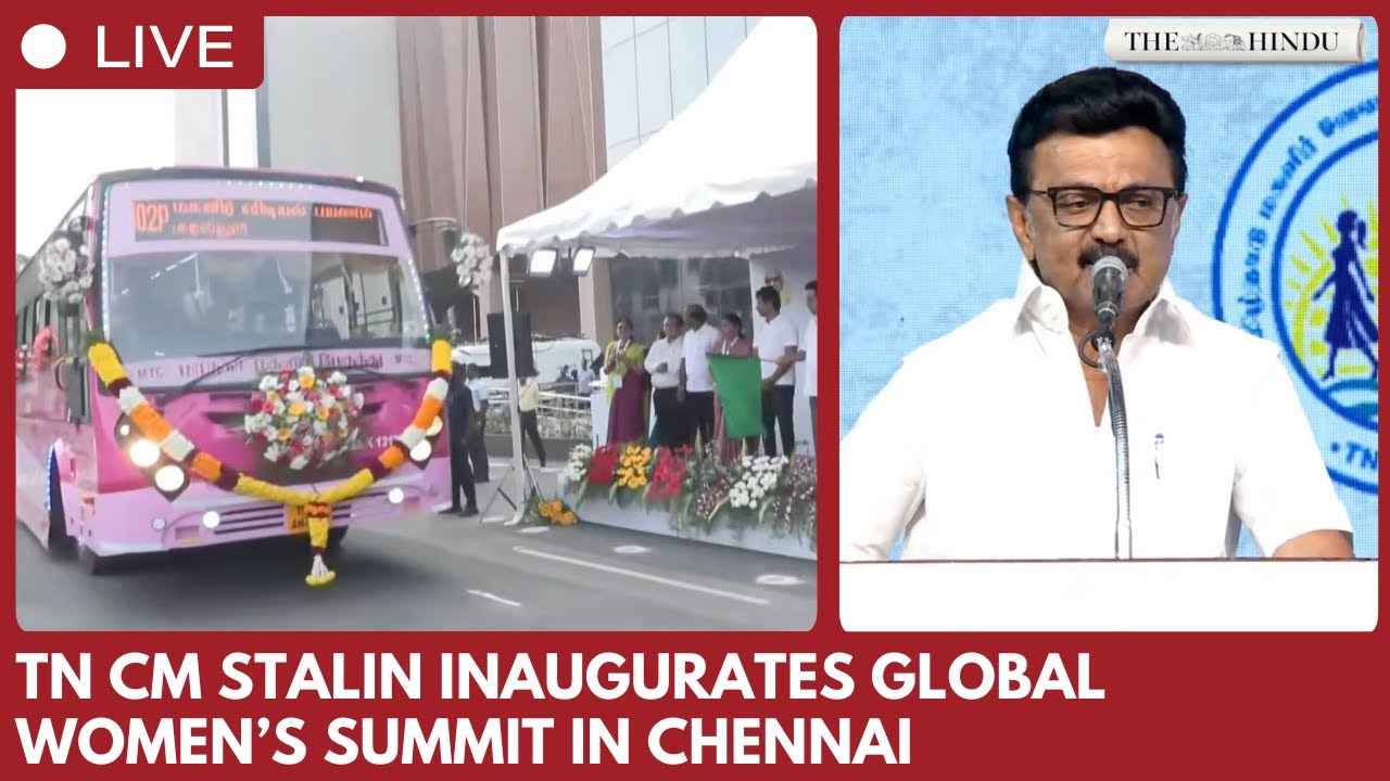 TN CM M.K. Stalin inaugurates Global Women’s Summit in Chennai