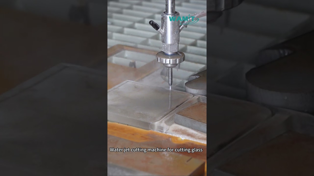 WAMIT Water jet cutting machine for cutting glass