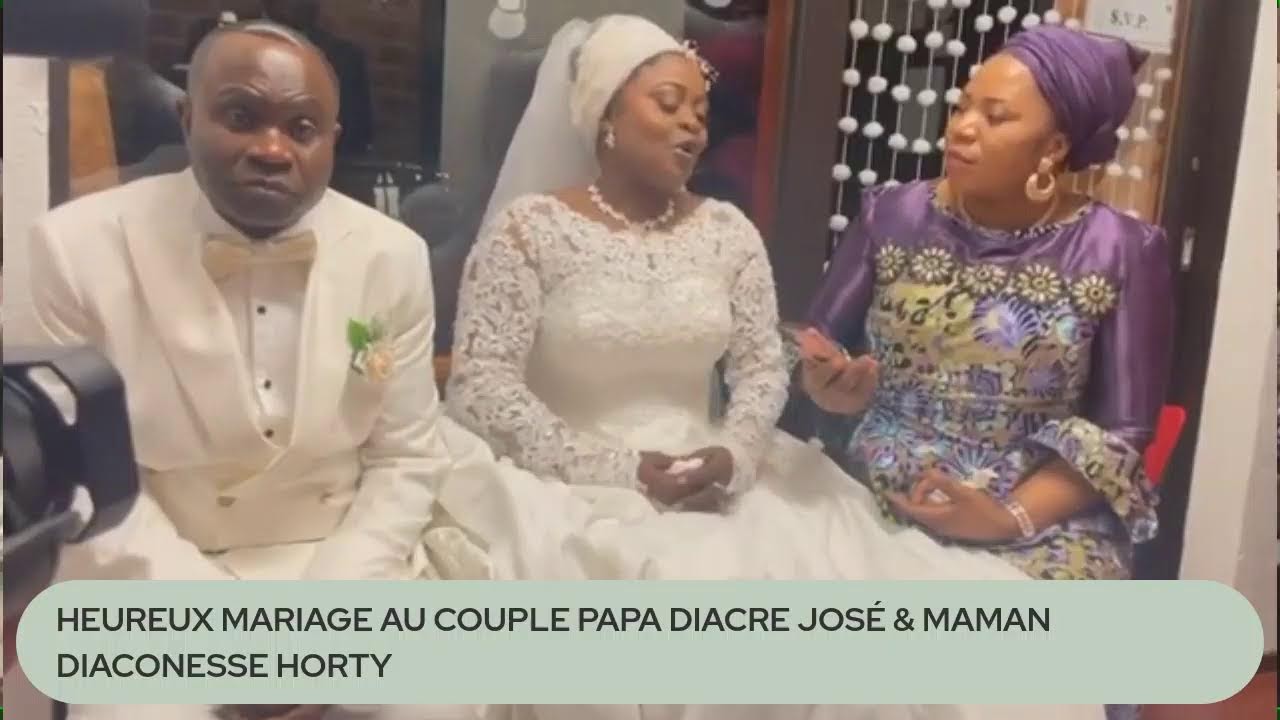 MARIAGE RELIGIEUX DE PAPA JOSE & MAMAN HORTENCE