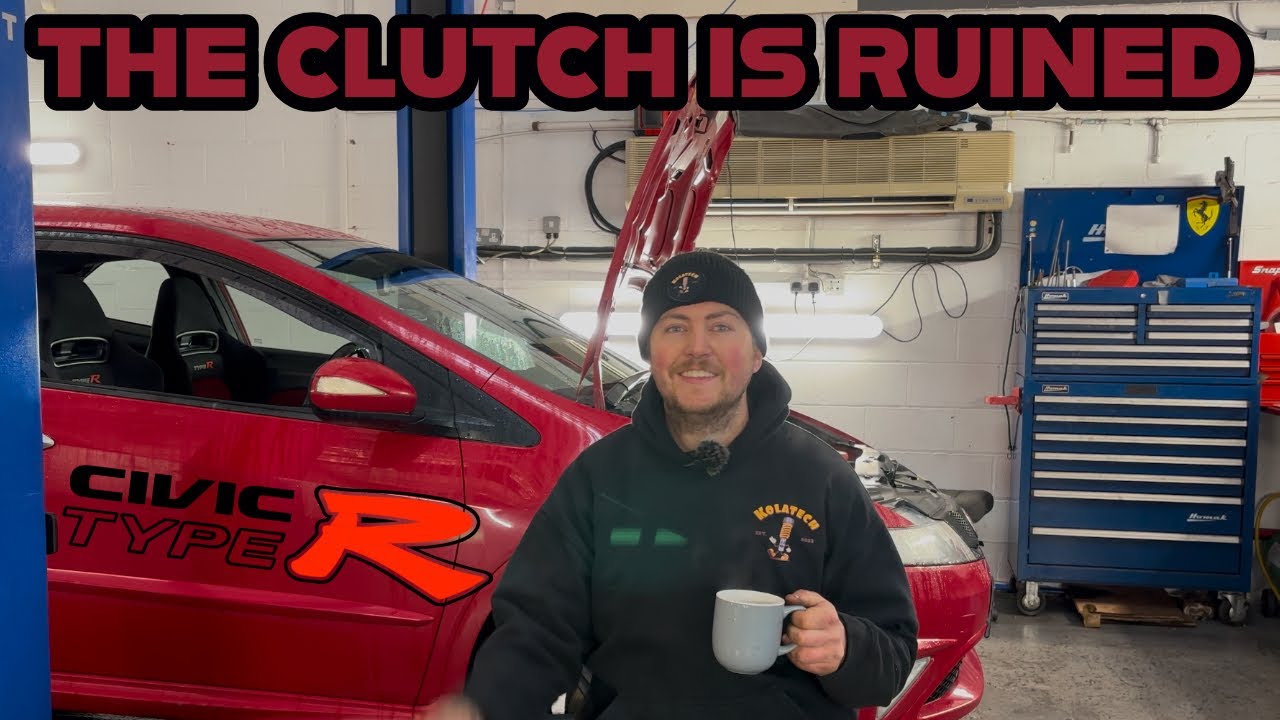 I DROVE MY TYPE R TO DESTRUCTION! Exedy clutch and skimmed flywheel on my Honda Civic Type R FN2 !