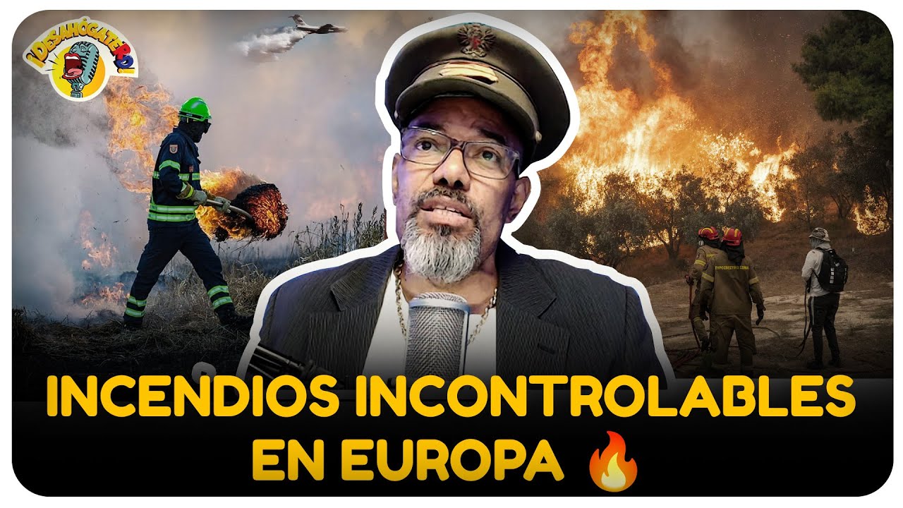 INCENDIOS DEVASTAN ESPAÑA Y PORTUGAL: EUROPA EN LLAMAS