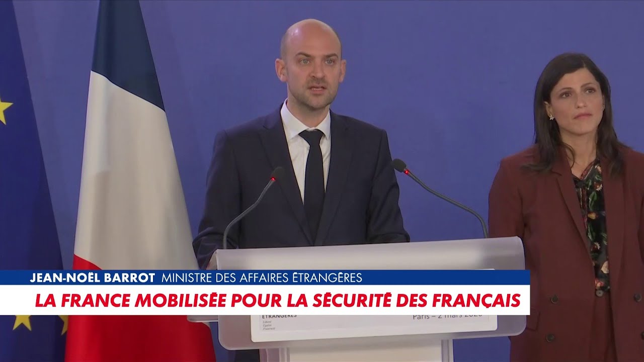 Jean-No&euml;l Barrot : &laquo;L&rsquo;escalade militaire doit cesser au plus vite&raquo;