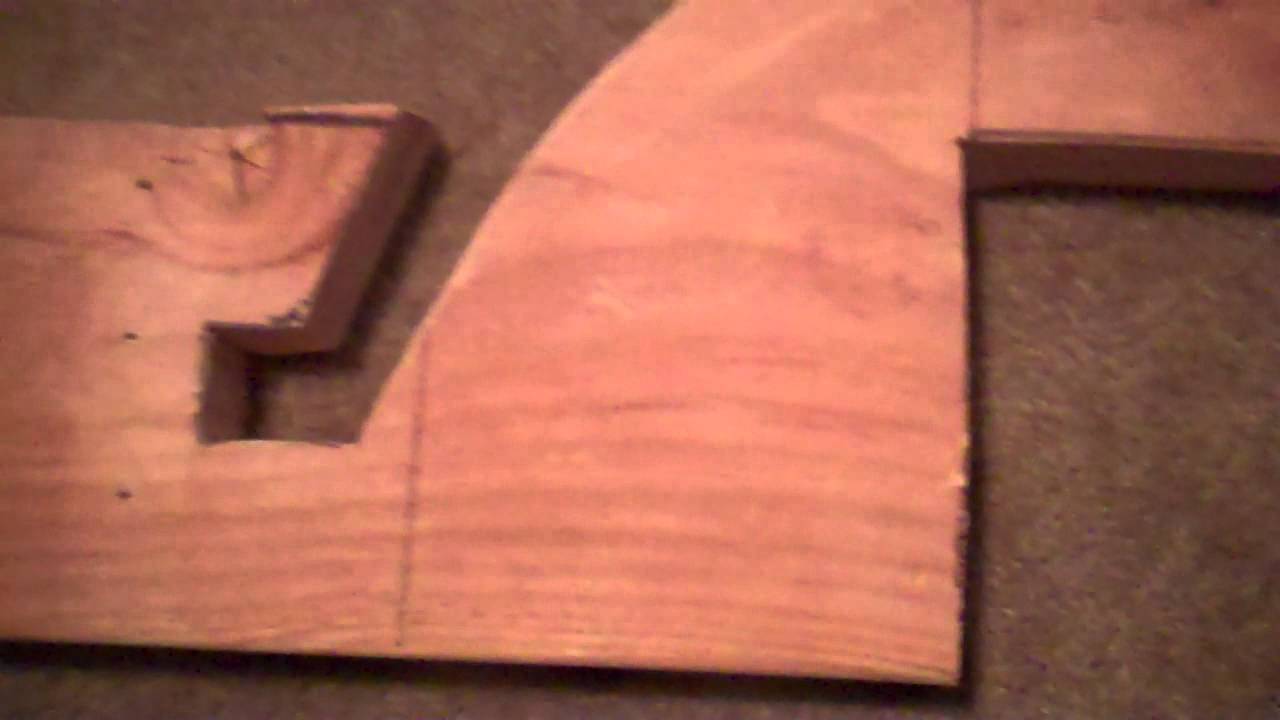 Traditional Archery: How to make a recurve/reflex bow jig #2.MP4