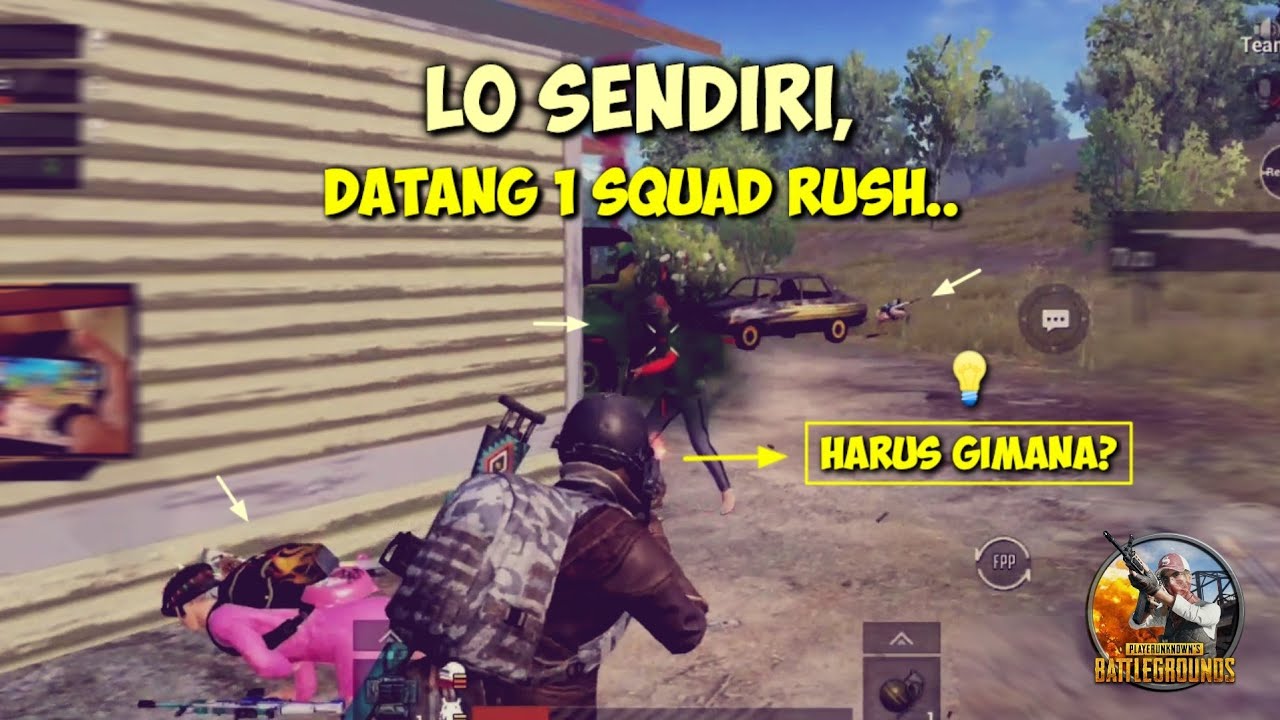 5 Cara Yang WAJIB Kalian Ingat Ketika DI-RUSH Lawan - Tutorial PUBG Mobile