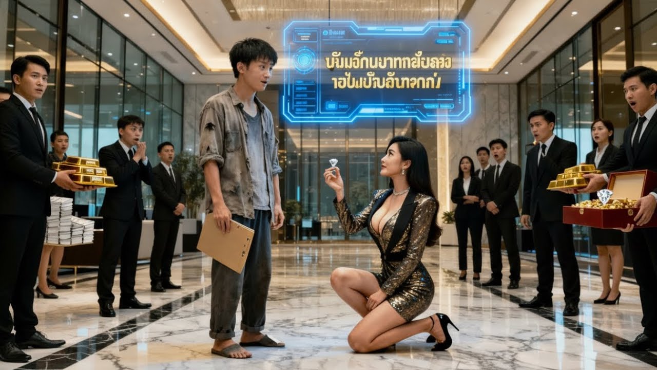 🔥หนุ่มจนไปสมัครงาน จู่ๆ ปลุกระบบสปอยภรรยา ซีอีโอสาวคุกเข่าขอแต่งงานกลางโถงบริษัท!