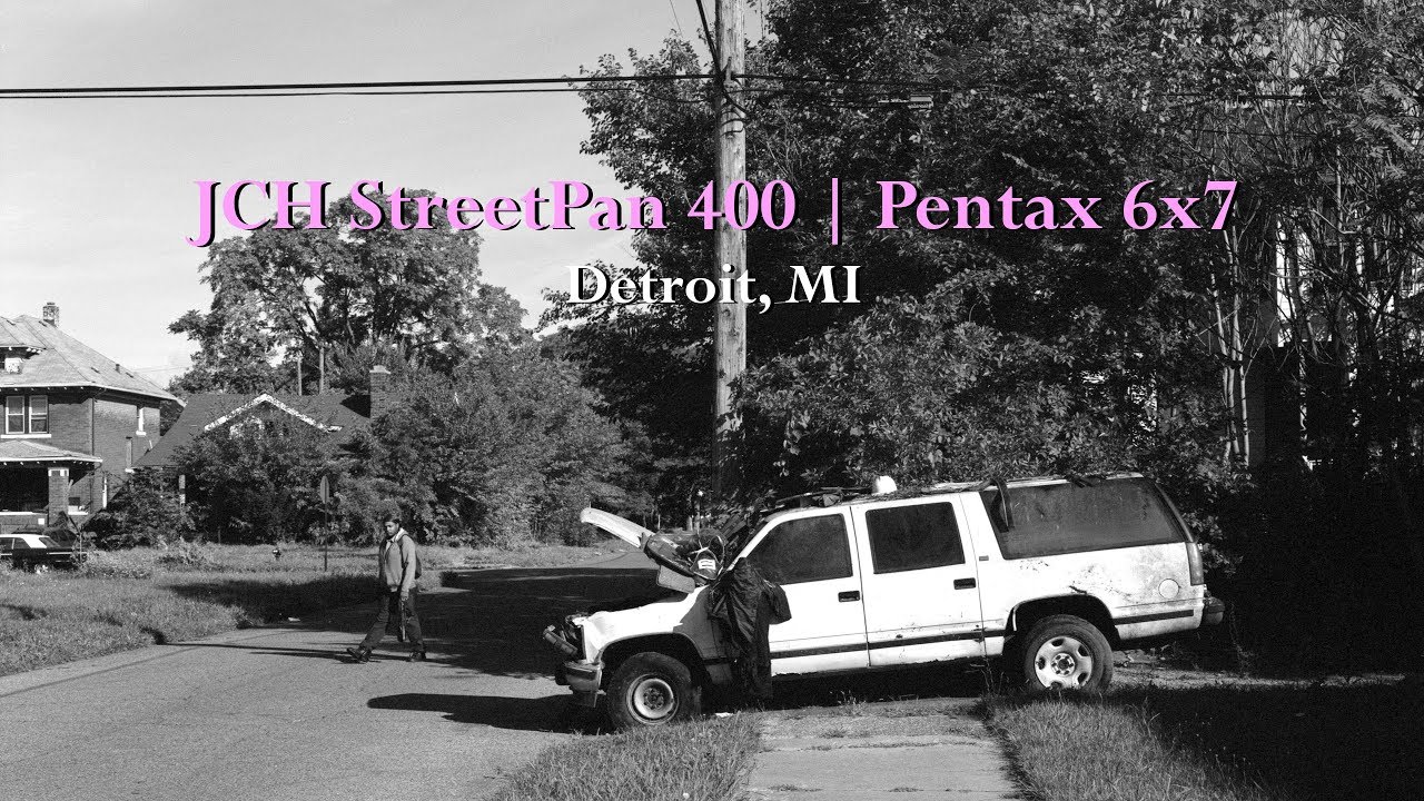 Street Photography in Detroit With JCH Street Pan 400 and a Pentax 6x7 MLU